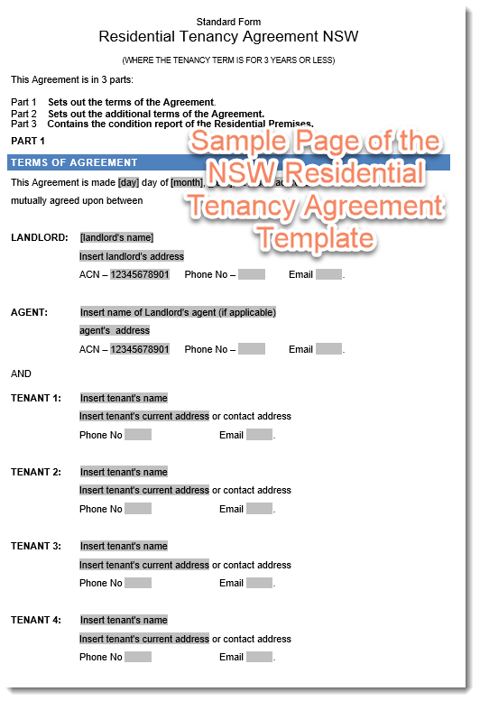 Retail Lease Template Sample